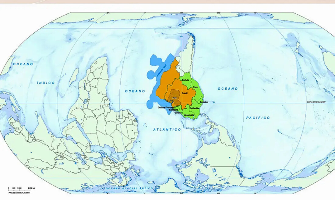 IBGE lança mapa na COP30 destacando o Pará no centro do mundo 