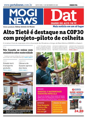 Edição Mogi News / Dat 14 de novembro de 2025