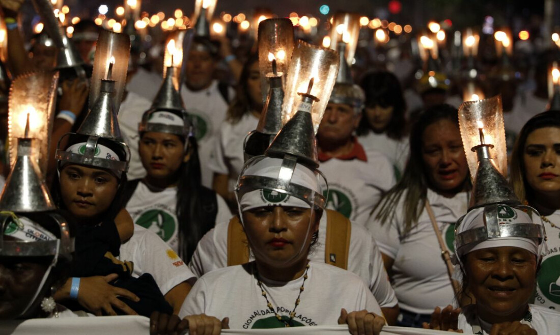 Extrativistas marcham na COP por reconhecimento na proteção florestal