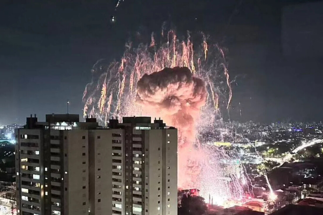 Explosão em casa com fogos de artifício deixa um morto e dez feridos no Tatuapé