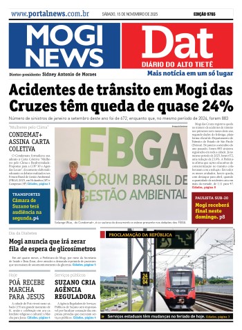 Edição Mogi News / Dat 14 de novembro de 2025