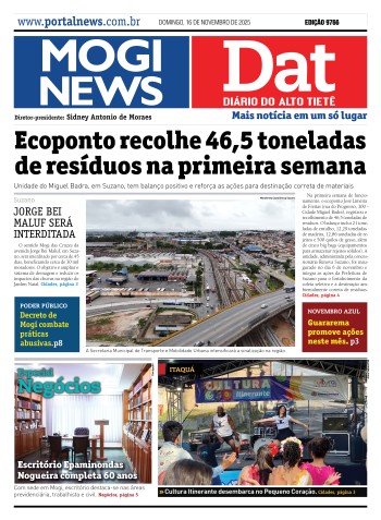 Edição Mogi News / Dat 16 de novembro de 2025