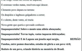Novo hino é apresentado à população