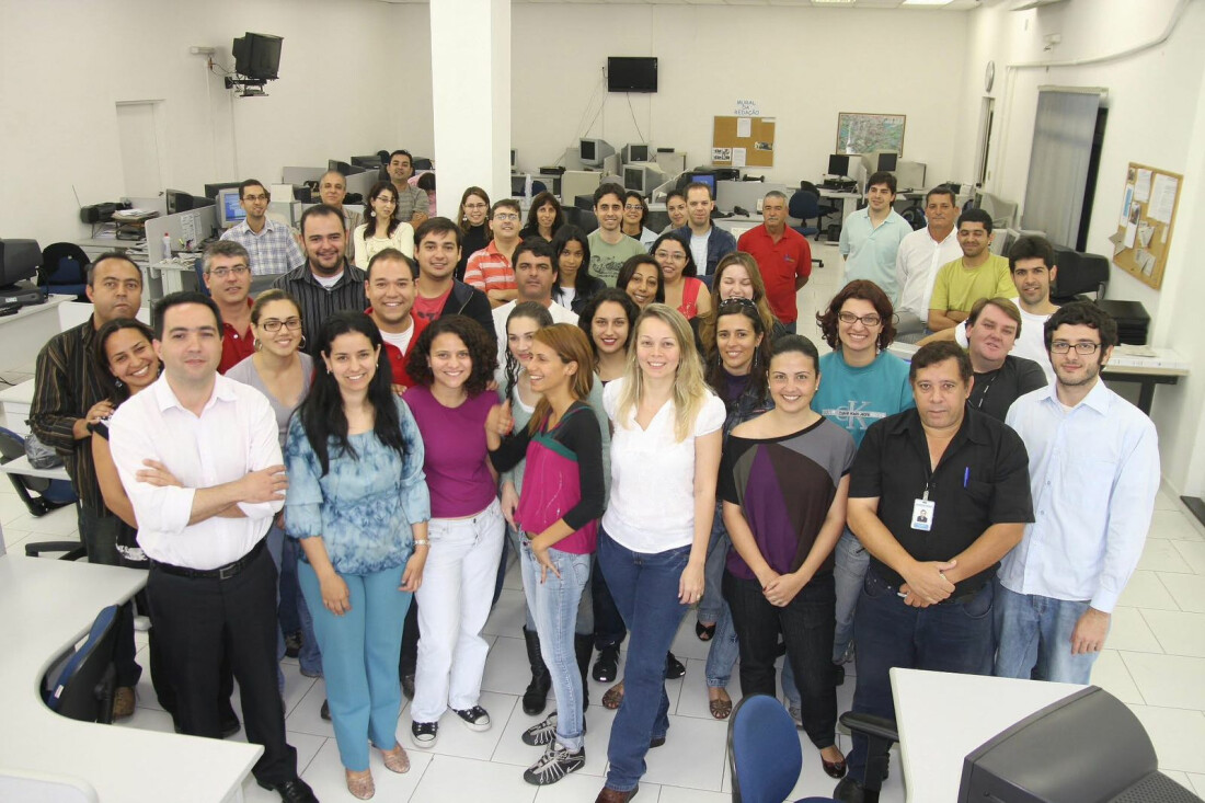 Jornalistas celebram as vivências na Redação do Mogi News 