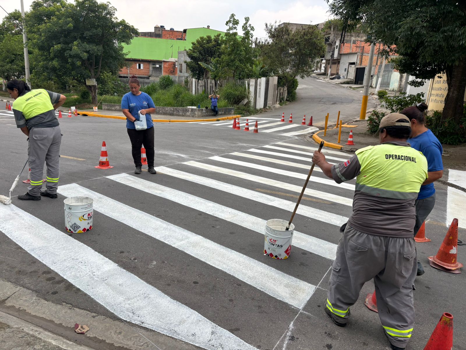Transporte alcança 132 vias com sinalização e outras 50 com 'Tapa Buraco' em outubro