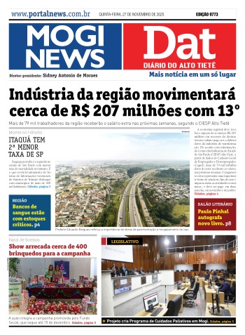 Edição Mogi News / Dat 27 de novembro de 2025