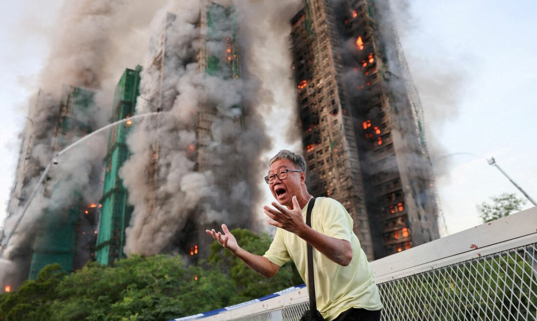 Centenas ainda estão desaparecidos após incêndio em Hong Kong