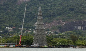 Rio se prepara para inaugurar árvore de natal da lagoa