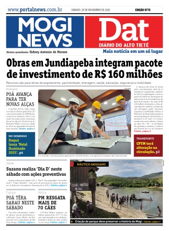 Edição Mogi News / Dat 29 de novembro de 2025