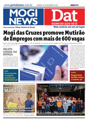 Edição Mogi News / Dat 30 de novembro de 2025
