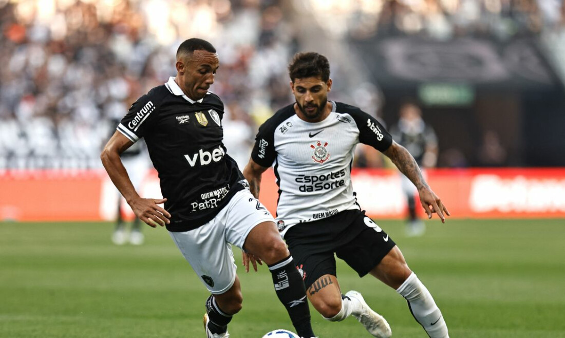 Corinthians e Botafogo empatam e estacionam na tabela do Brasileirão