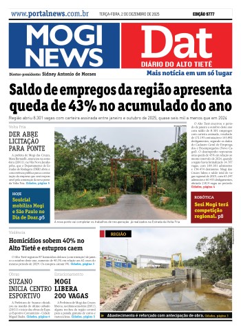 Edição Mogi News / Dat 2 de dezembro de 2025