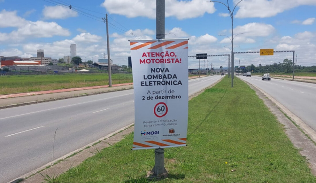 Lombada eletrônica na Fumio Horii começa a funcionar nesta terça-feira (02)