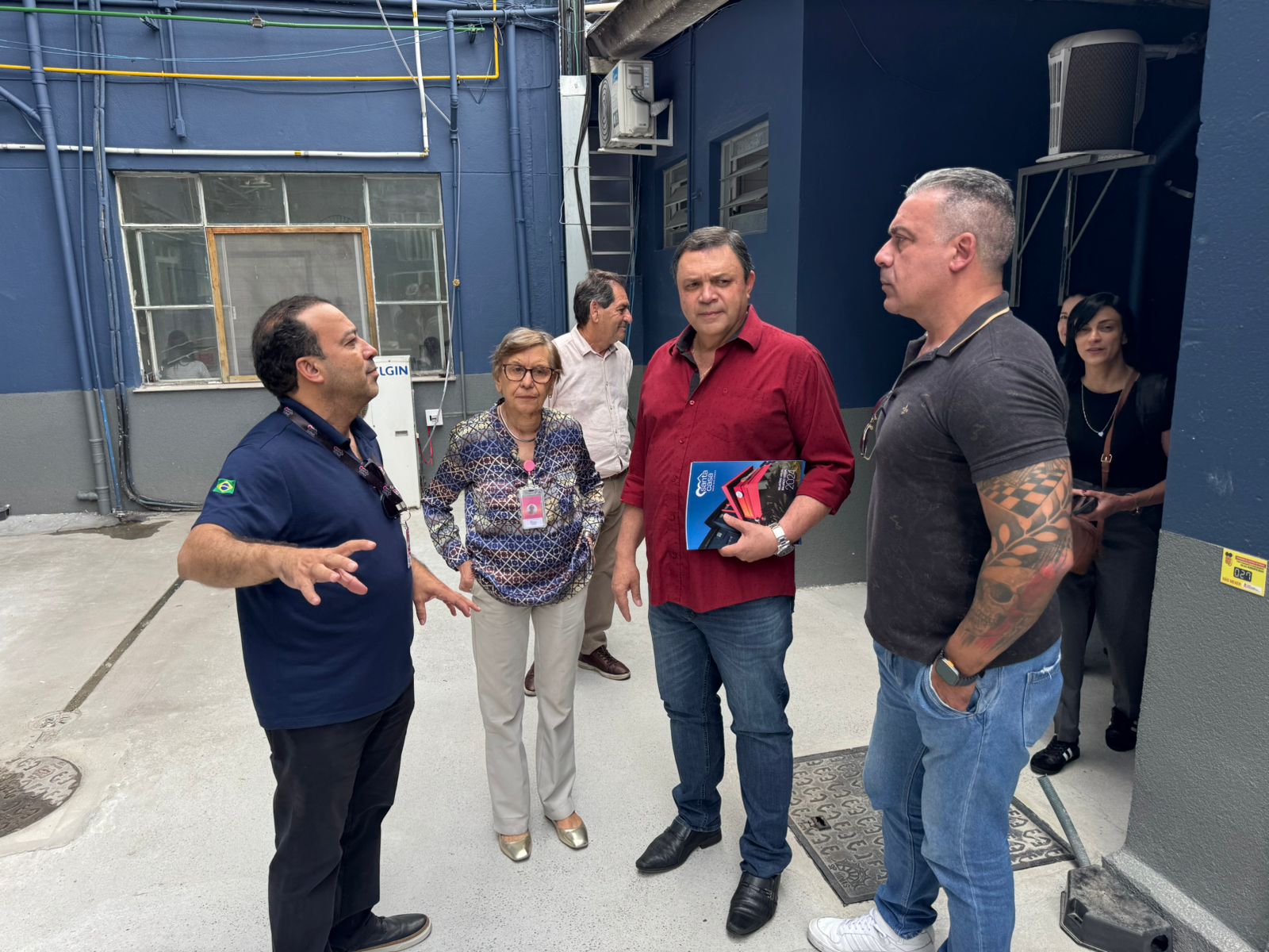 Deputado Marcos Damasio visita Santa Casa de Mogi das Cruzes