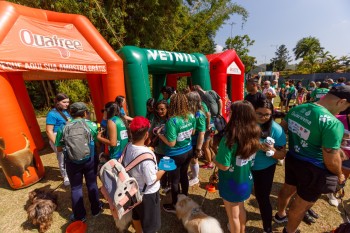  3ª CãoMinhada de Guararema arrecada mais de 200 quilos de ração