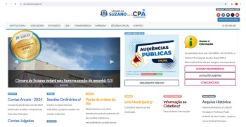 Portal da Câmara de Suzano conquista melhor avaliação de transparência da região