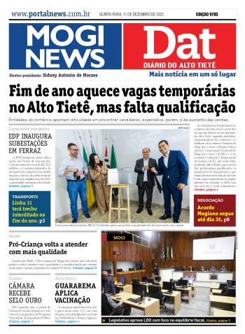 Edição Mogi News / Dat 11 de dezembro de 2025