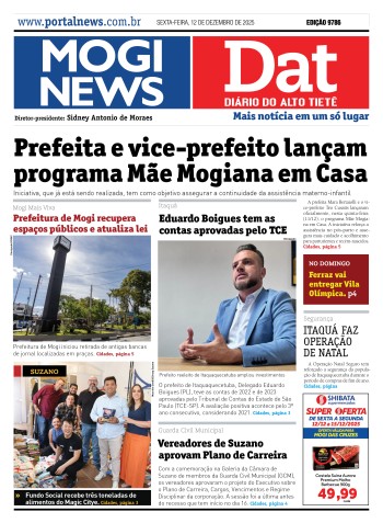 Edição Mogi News / Dat 12 de dezembro de 2025