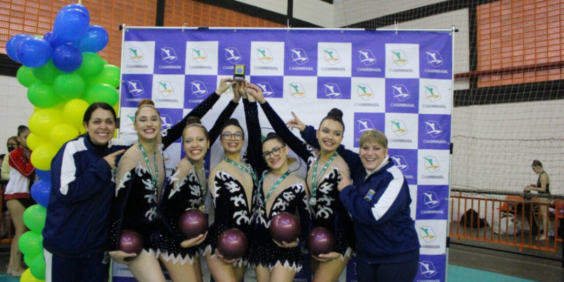 Equipe de Ginástica Rítmica de Poá é destaque em Torneio da Cia GR Brasil