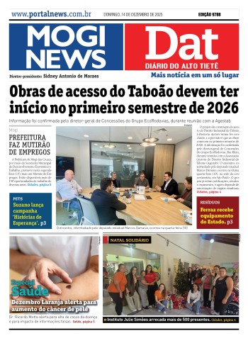 Edição Mogi News / Dat 14 de dezembro de 2025