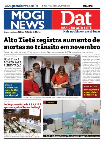 Edição Mogi News / Dat 17 de dezembro de 2025