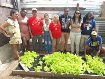 Prefeitura de Ferraz leva horta comunitária à Favela Nova Esperança