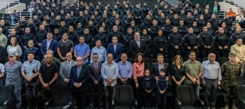 Prefeita Mara Bertaiolli homenageia guardas no aniversário de 23 anos da GCM 