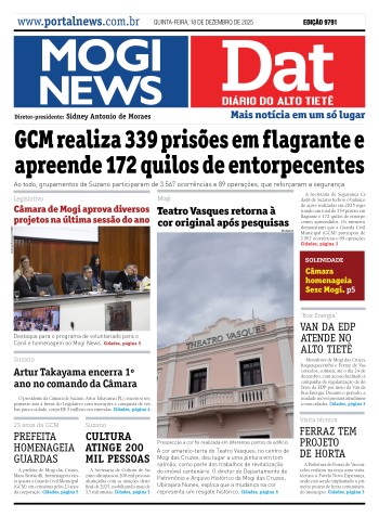 Edição Mogi News / Dat 18 de dezembro de 2025