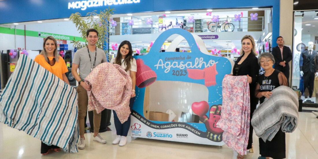 Campanha do Agasalho é inaugurada no Suzano Shopping