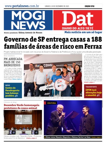Edição Mogi News / Dat 20 de dezembro de 2025