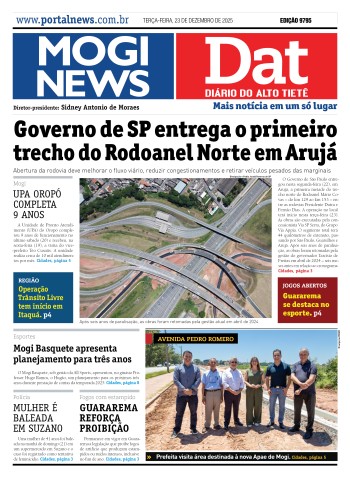 Edição Mogi News / Dat 23 de dezembro de 2025