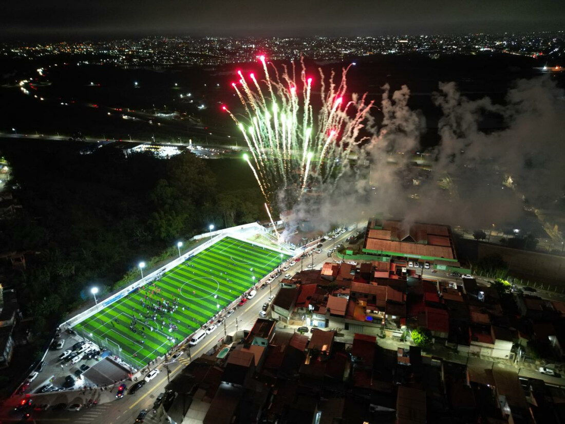 Itaquá fortalece o esporte com novo campo no Jardim Odete