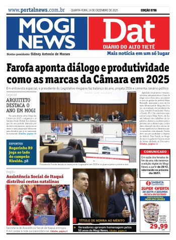 Edição Mogi News / Dat 24 de dezembro de 2025