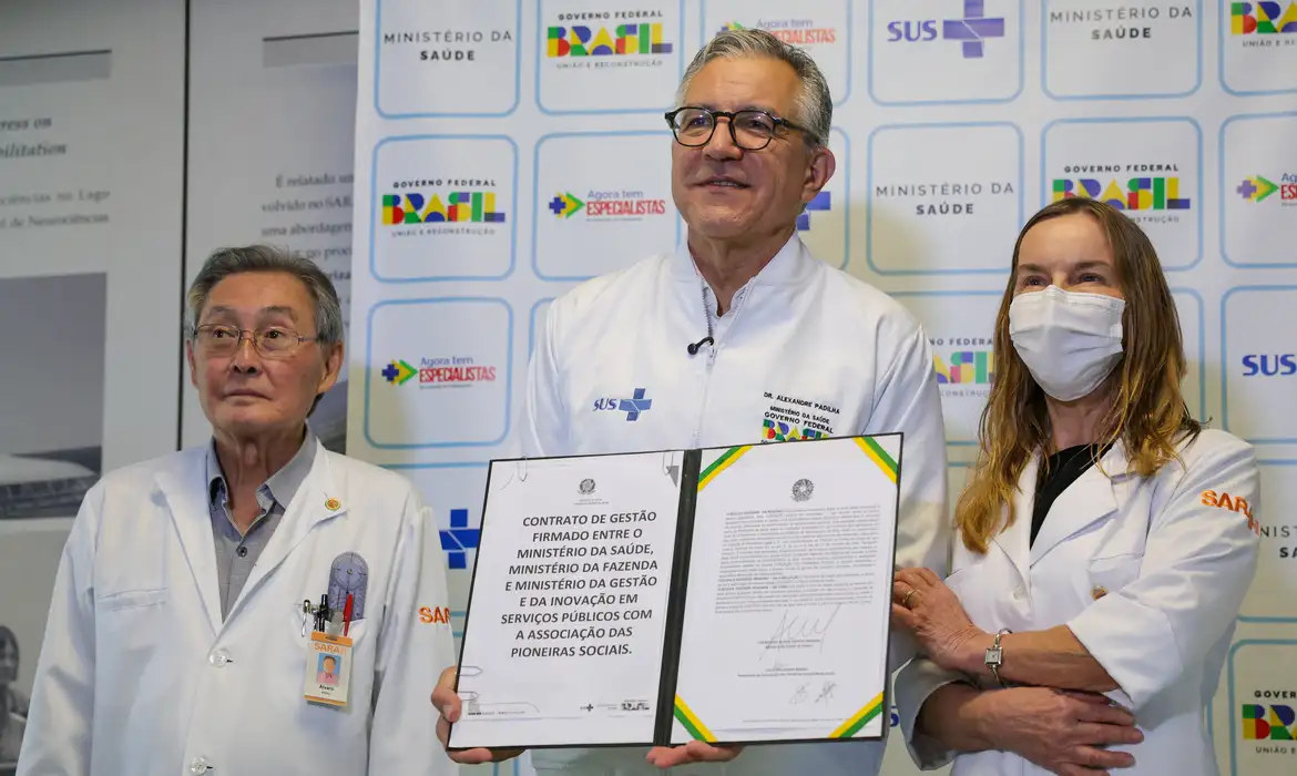 Ministério da Saúde renova contrato com Rede Sarah por R$ 7,5 bilhões