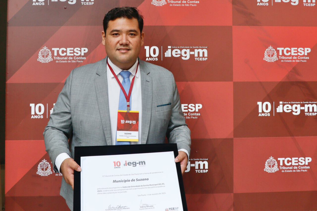Vice-prefeito destaca planejamento responsável e projeta futuro positivo para Suzano