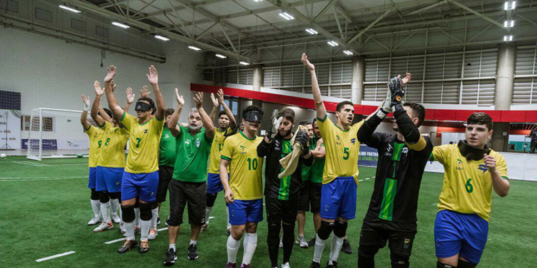 Brasil é bicampeão de Grand Prix Internacional de futebol de cegos