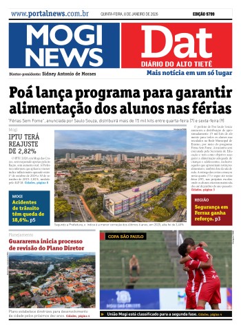Edição Mogi News / Dat 8 de janeiro de 2026