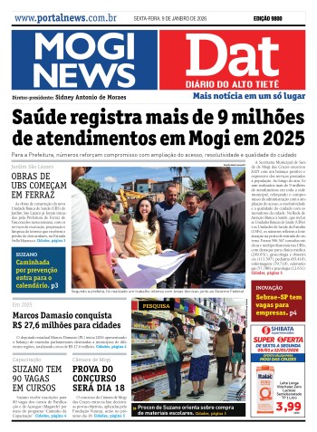 Edição Mogi News / Dat 9 de janeiro de 2026