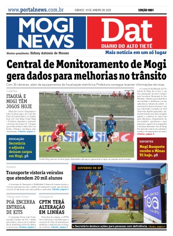 Edição Mogi News / Dat 10 de janeiro de 2026