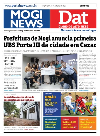 Edição Digital Mogi News Dat 13 de janeiro 2026