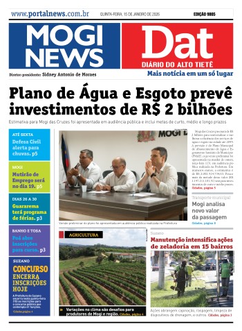 EDIÇÃO MOGINEWS/DAT - 15/01/2026