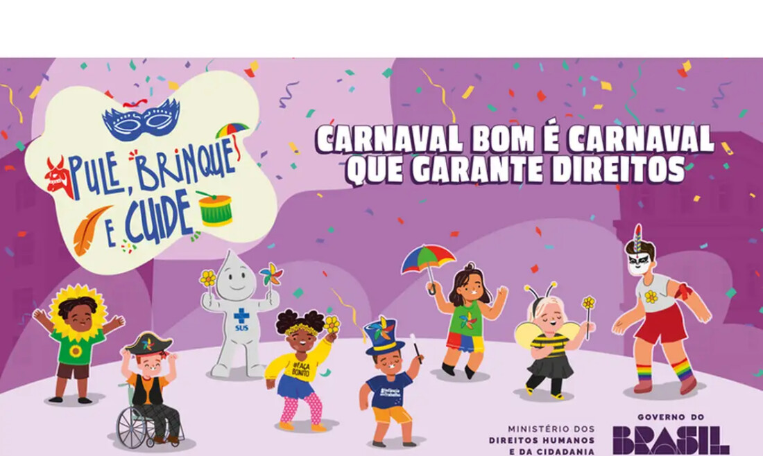 Ministério quer proteger crianças e adolecentes no Carnaval