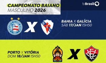 TV Brasil exibe neste fim de semana dois jogos do Campeonato Baiano