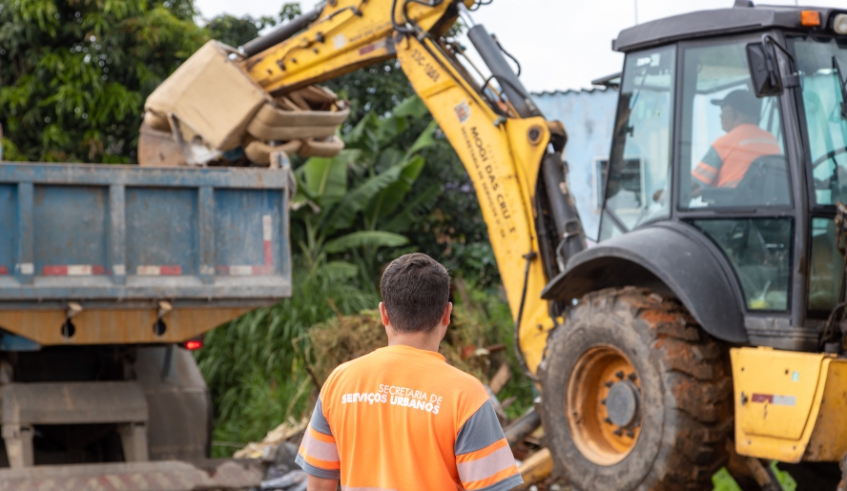 Serviços Urbanos faz trabalhos preventivos e corretivos em decorrência das chuvas