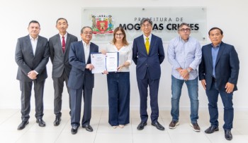 Prefeita recebe executivos da Niterra e reforça ações para o desenvolvimento de Mogi