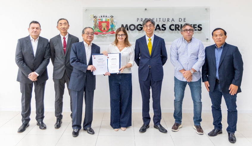 Prefeita recebe executivos da Niterra e reforça ações para o desenvolvimento de Mogi