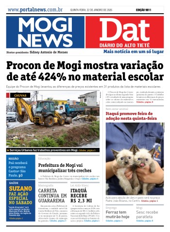 EDIÇÃO MOGINEWS/DAT - 22/01/2026
