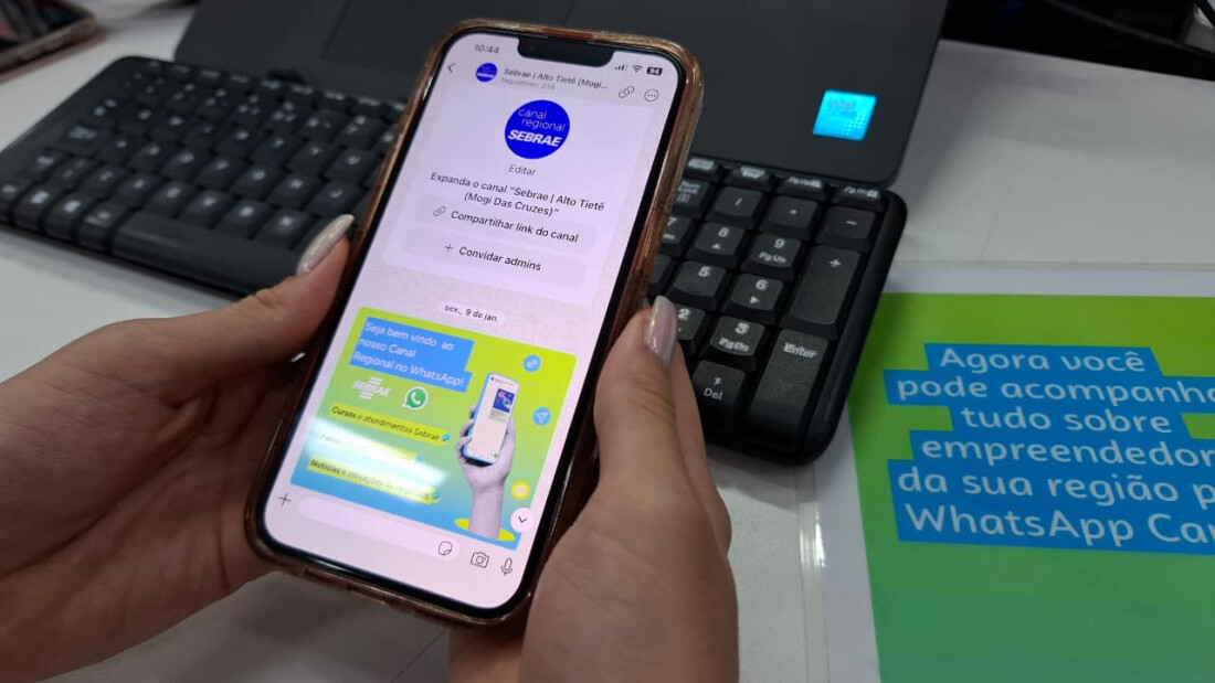 Sebrae-SP lança canal oficial no WhatsApp para empreendedores da região