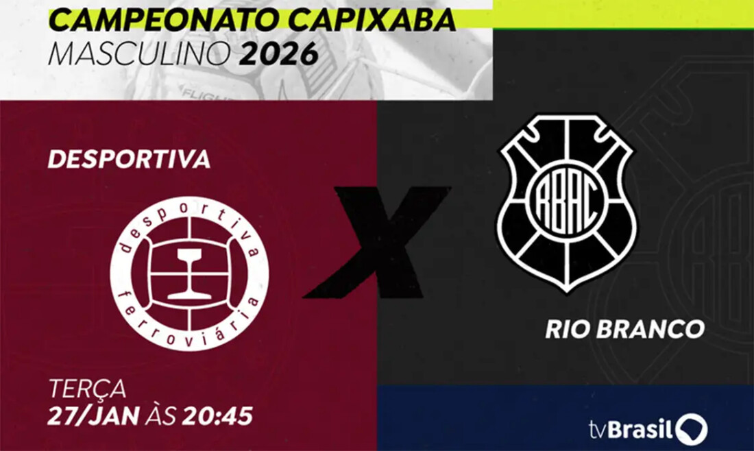 TV Brasil transmite duelo entre Desportiva Ferroviária e Rio Branco ES