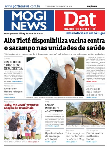 EDIÇÃO MOGINEWS/DAT - 28/01/2026